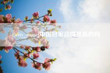 安阳中国冠军品牌是真的吗