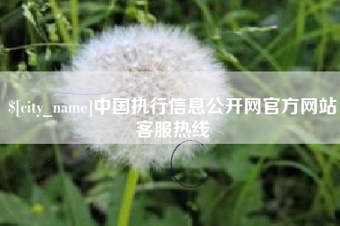 安阳中国执行信息公开网官方网站客服热线