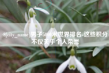 安阳男子5000米世界排名-这些积分不仅关乎个人荣誉
