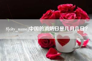 安阳中国的消防日是几月几日？