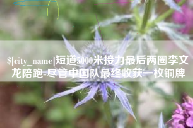 安阳短道5000米接力最后两圈李文龙陪跑-尽管中国队最终收获一枚铜牌