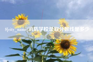 安阳消防学校录取分数线是多少