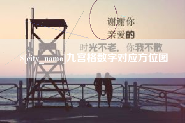 安阳九宫格数字对应方位图