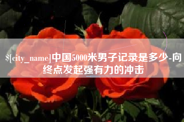 安阳中国5000米男子记录是多少-向终点发起强有力的冲击