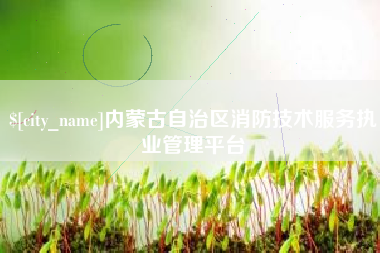 安阳内蒙古自治区消防技术服务执业管理平台