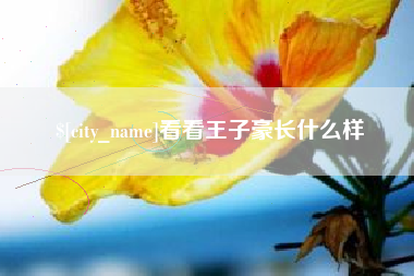 安阳看看王子豪长什么样
