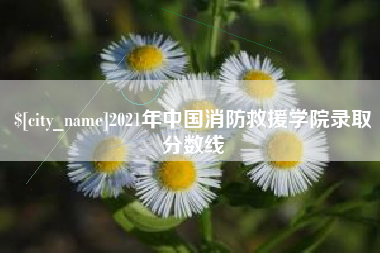 安阳2021年中国消防救援学院录取分数线