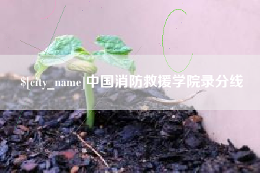 安阳中国消防救援学院录分线