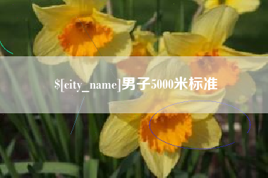 安阳男子5000米标准