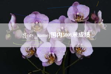 安阳国内5000米成绩
