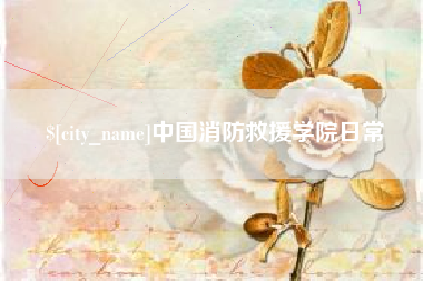 安阳中国消防救援学院日常