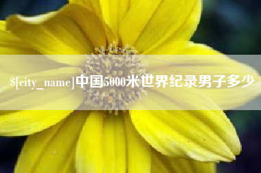 安阳中国5000米世界纪录男子多少