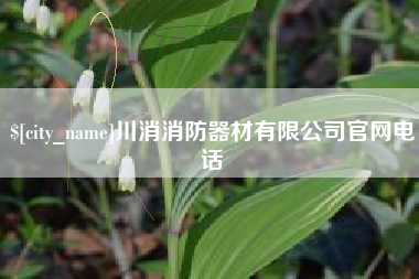 安阳川消消防器材有限公司官网电话