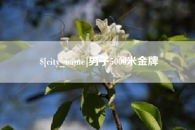 安阳男子5000米金牌