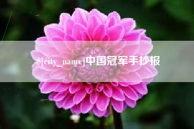 安阳中国冠军手抄报