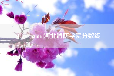 安阳河北消防学院分数线