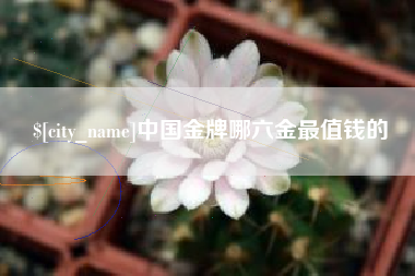 安阳中国金牌哪六金最值钱的