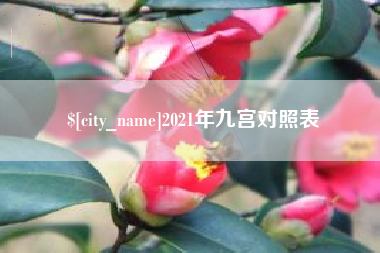 安阳2021年九宫对照表