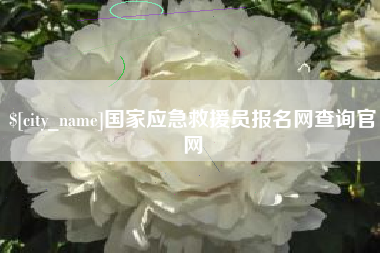 安阳国家应急救援员报名网查询官网