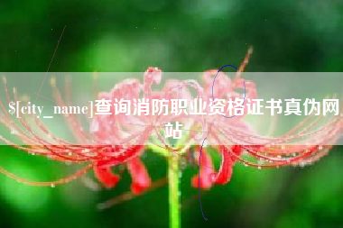 安阳查询消防职业资格证书真伪网站