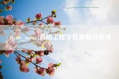 安阳消防工程学校录取分数线