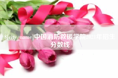 安阳中国消防救援学院2021年招生分数线